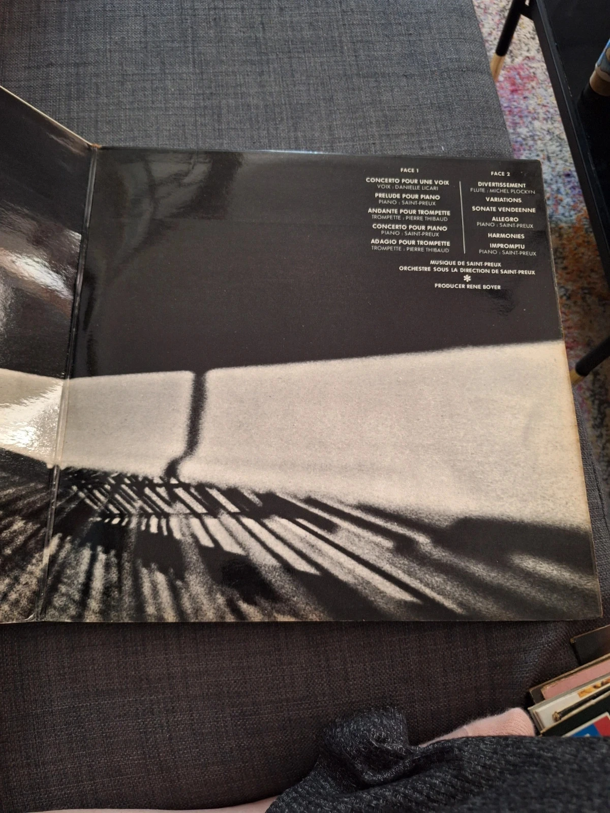 33T Vinyl Saint Preux Concerto for a Voice Disc AZ – photo 4
